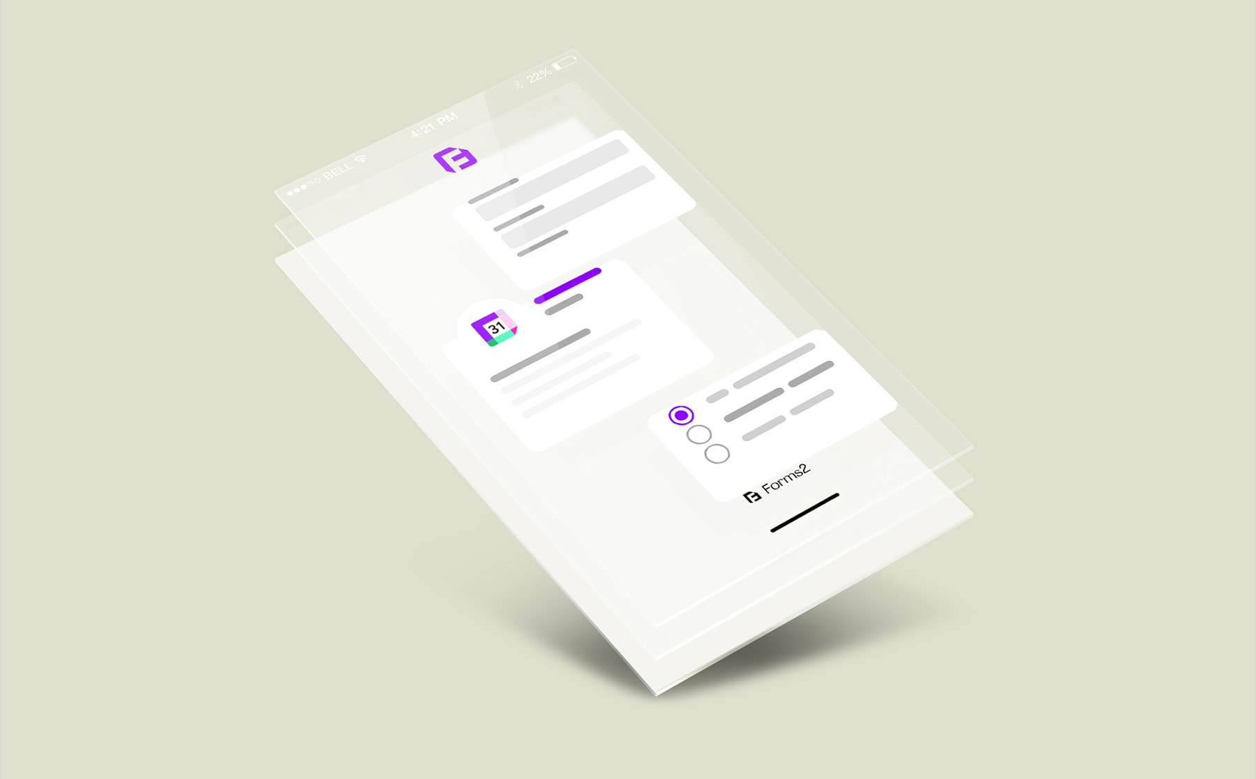 forms2 app screen