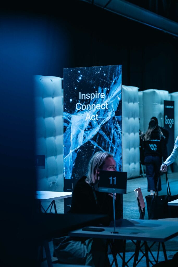 A banner reading "Inspire. Connect. Act"